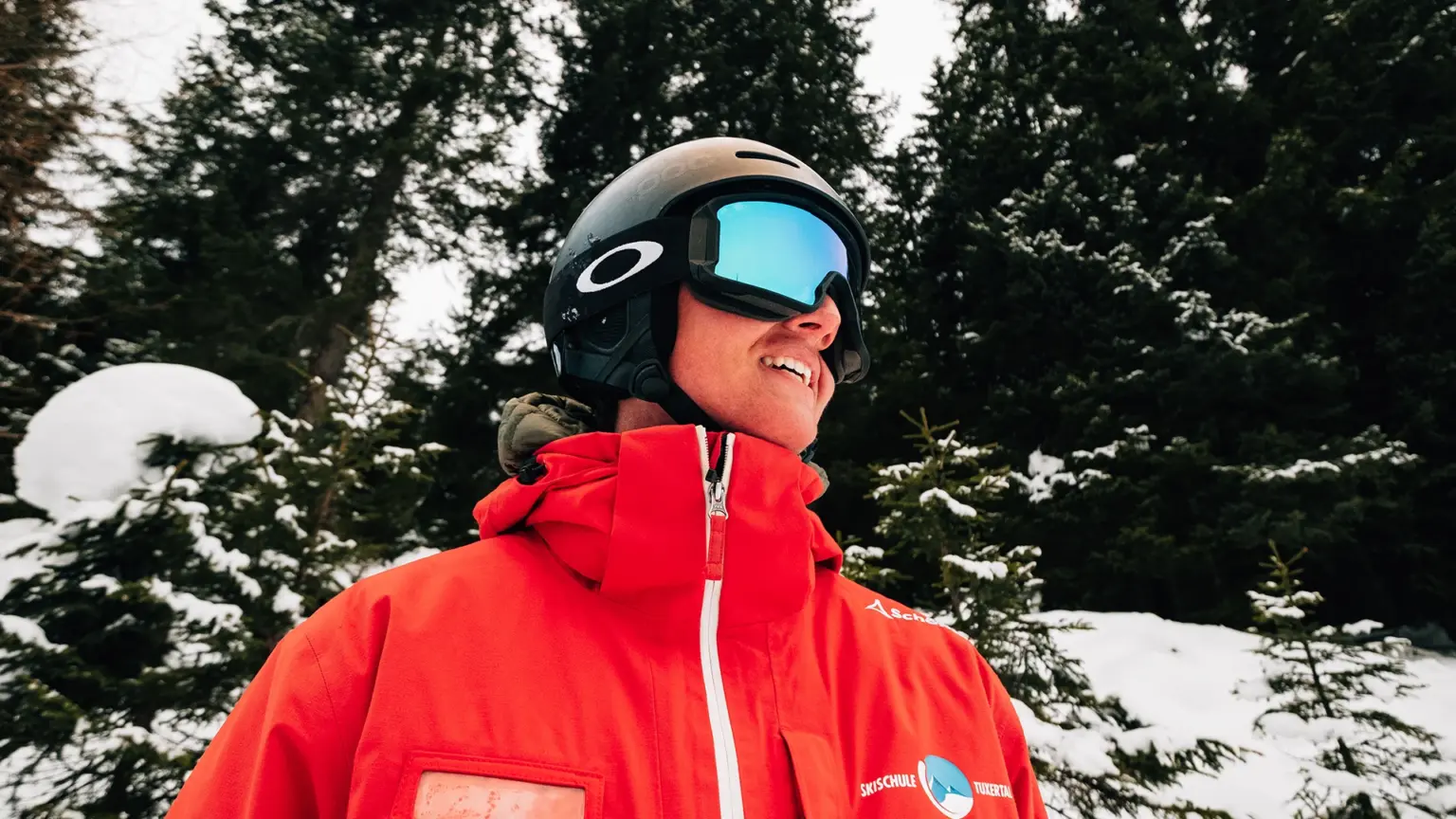 Skilehrer Nahaufnahme Skifahren Winter